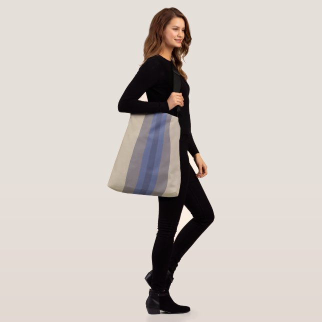 Sac Ajustable Bleu moderne rayé (Sur le modèle)