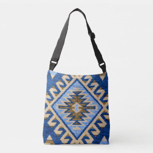 Sac Ajustable Bleu oriental antique Turc Perse Kilim Rug