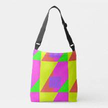 Bloc de couleur Bright Gras Retro Imprimé