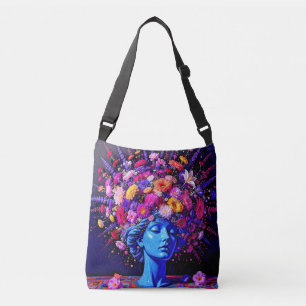 Sac Ajustable "Bloom of Eternity" - Un portrait surréaliste colo