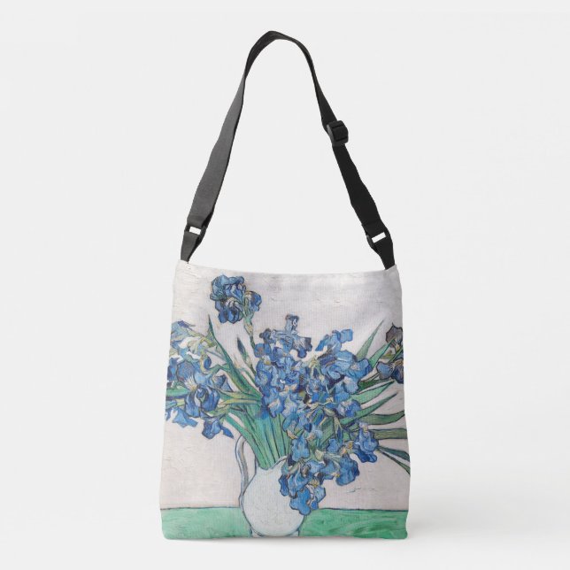 Sac Ajustable Blue Irises par Vincent Van Gogh Art (Dos)