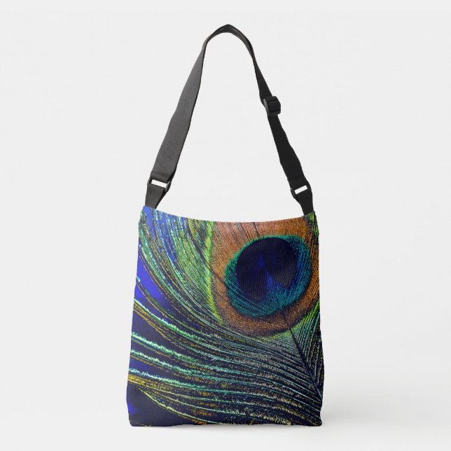 Sac Ajustable Bohémien de plume de Peacocok (Devant)