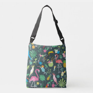 Sac Ajustable Boissons D'Oiseaux Tropicaux : Vibrant Sans Fil.