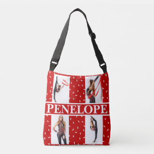 Sac Ajustable Bonbons de Noël Saupoudrer 4 Photo Collage