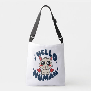 Sac Ajustable Bonjour humain Chat Mignon