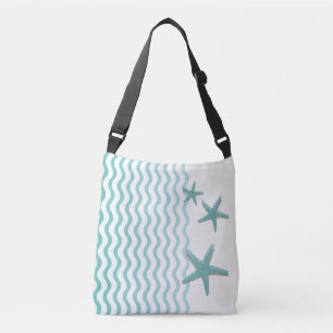 Sac Ajustable Bord De Mer Turquoise Abstrait Avec Starfish Fourr