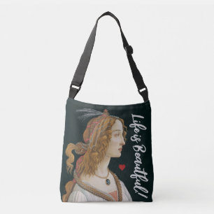 Sac Ajustable Botticelli Nymph Portrait Peinture Art