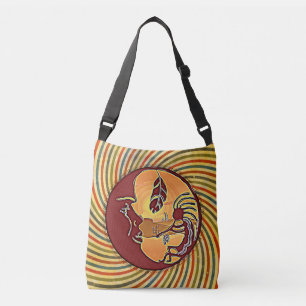 Sac Ajustable Bouton paysage - Plume de lune Kokopelli 1