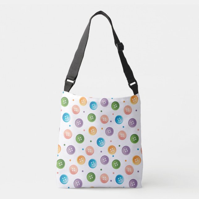 Sac Ajustable Boutons et points Ombre Pastel (Devant)