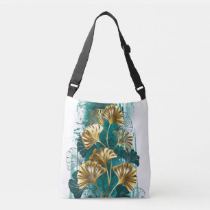 Sac Ajustable Branche avec Feuilles d'or Ginko Biloba