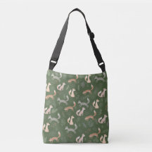 Branches d'hiver Fox et Motif Feuille