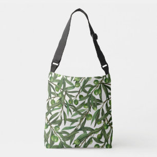 Sac Ajustable Branches d'olive sur blanc