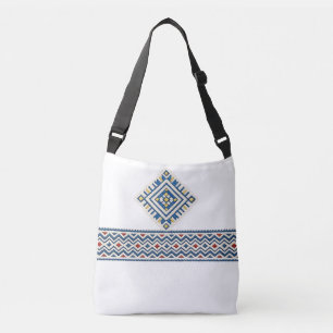 Sac Ajustable Broderie géométrique amazighe marocaine Tr