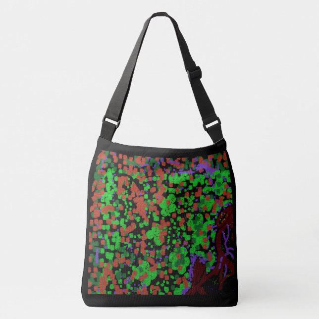Sac Ajustable Butterfly Paradise Crossbody Bag (Devant)