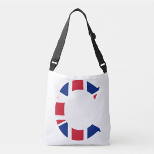 Sac Ajustable C Monogramme superposé sur Union Jack Flag cbcn