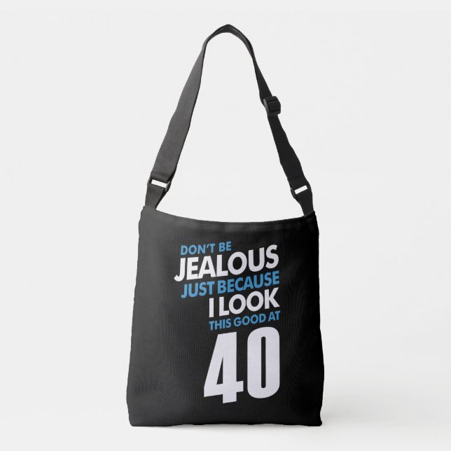 Sac Ajustable Cadeau Anniversaire 40 ans (Devant)