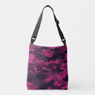 Sac Ajustable Camouflage hexagonal, texture militaire arrière -