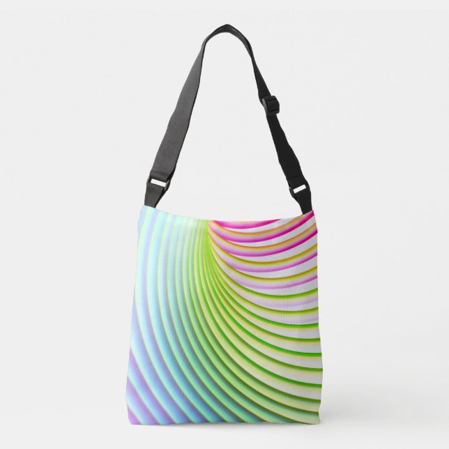 Sac Ajustable Candy Stripe Pastel Arc-en-ciel couleur vive (Devant)