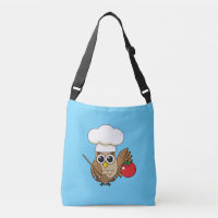 Caricature de Chouette à Cuisine mignonne