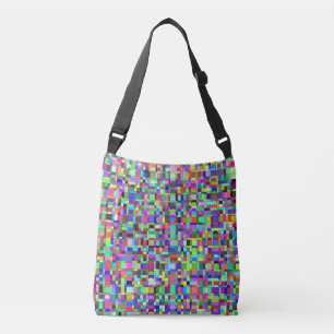 Sac Ajustable Carrés Abstraits Formes Motif multicolore