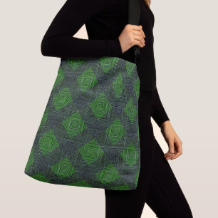 Sac Ajustable Carrés ou style d'échecs noirs et verts