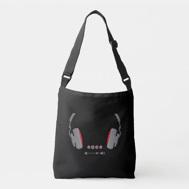 Sac Ajustable Casques avec boutons de contrôle du volume des méd (Devant)
