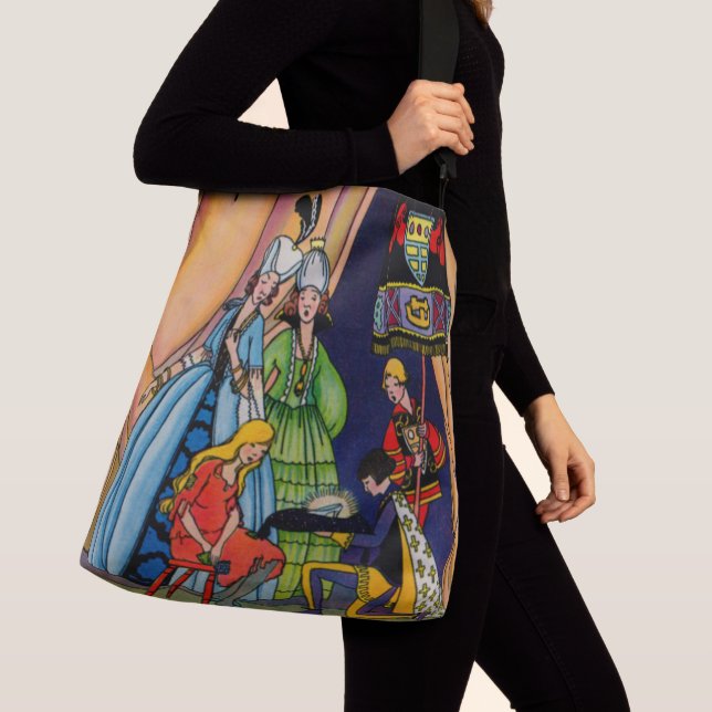 Sac Ajustable Cendrillon, le prince et la glissière en verre (De près)