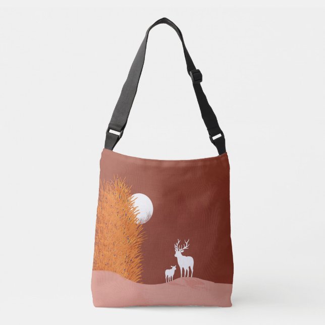 Sac Ajustable Cerf sur Lit Hill (Devant)