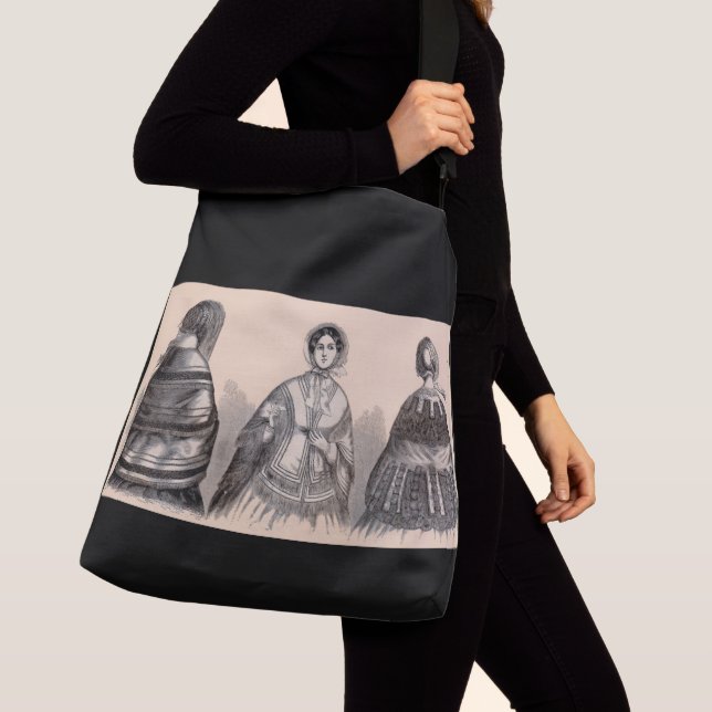 Sac Ajustable Châles victoriens des années 1880 (De près)