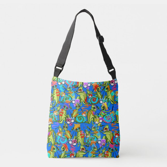 Sac Ajustable Chameleon Paint Party - Blue Fourre-tout (Devant)