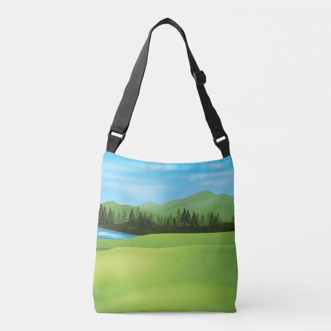 Sac Ajustable Champ vert (Devant)