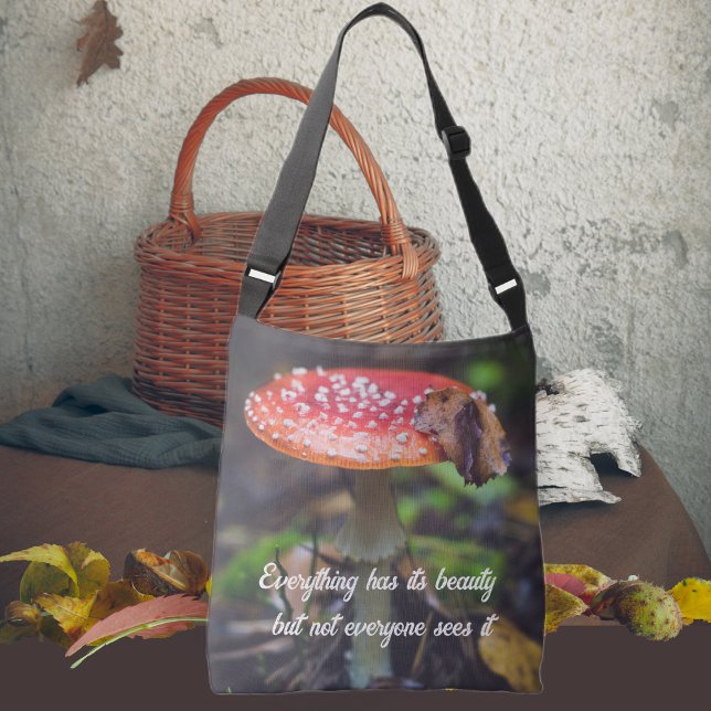 Sac Ajustable Champignons de l'Agaric de la Mouche rouge dans la (Créateur téléchargé)