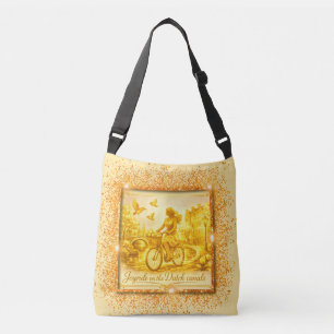 Sac Ajustable Charme des ponts arqués d'Amsterdam en or