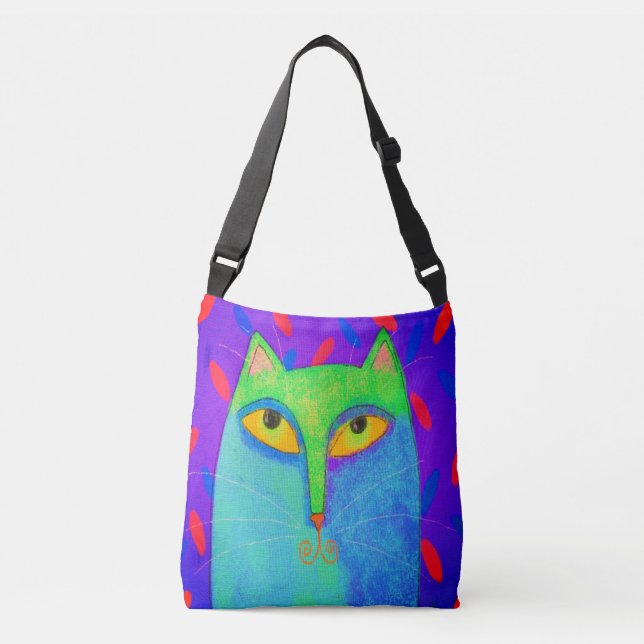 Sac Ajustable Chat Abstrait (Devant)