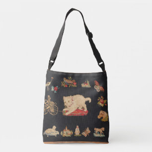 Sac Ajustable Chat antique de Kitty de tapisserie à l'aiguille