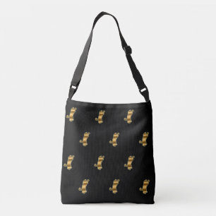 Sac Ajustable Chat en or noir cool