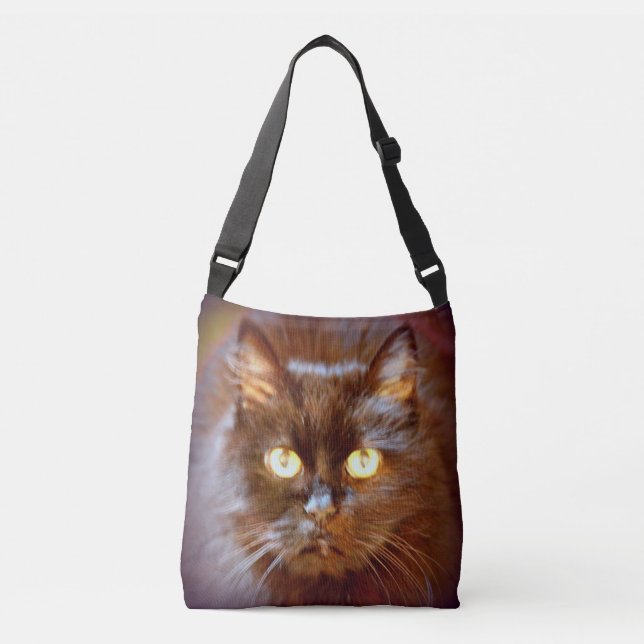 Sac Ajustable chat noir (Devant)