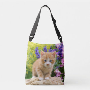 Sac Ajustable Chaton mignon de chat de gingembre en photo