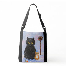 Chats d'hiver et souris