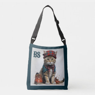 Sac Ajustable Chats écossais déguisé - chats tartans charmants