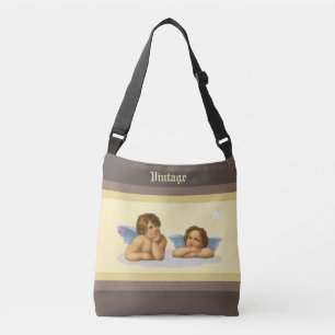 Sac Ajustable Chérubins stylés de Raphaël sur des tons ivoire et