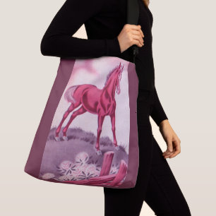 Sac Ajustable cheval heureux en rose