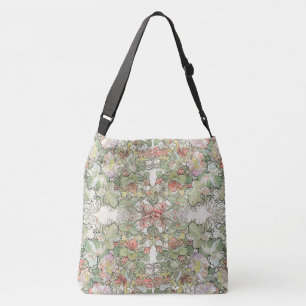 Sac Ajustable Chèvrefeuille de rose trémière de Nouveau d'art de