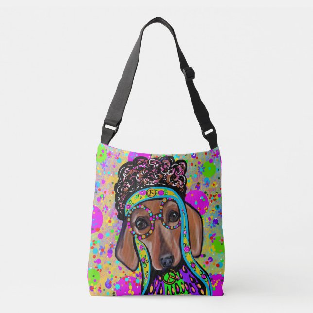 SAC AJUSTABLE CHIEN DE CHIEN ROUGE (Devant)