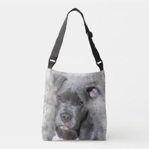 Sac Ajustable Chien de pitbull de peinture d'aquarelle d'effet