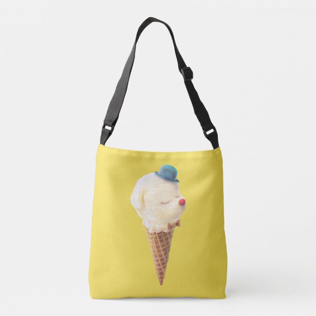 Sac Ajustable Chiot à crème glacée - Sucré et frais (Dos)