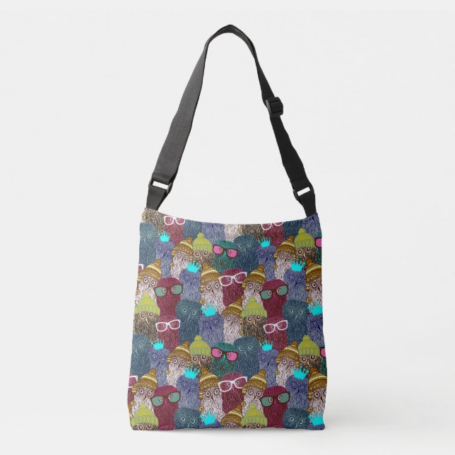 Sac Ajustable Chouette dans la couronne (Devant)