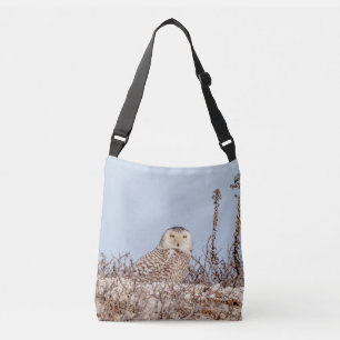 Sac Ajustable Chouette neige assise sur la plage