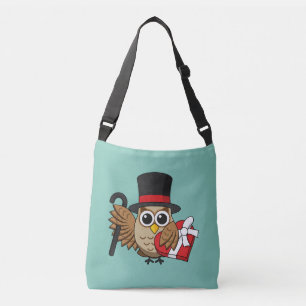 Sac Ajustable Chouette sophistiquée avec boîte de chocolat cardi
