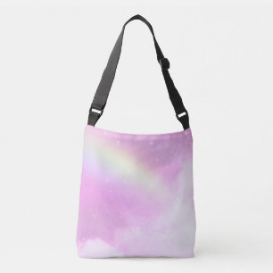 Sac Ajustable Ciel rose nuages fluffés et arc-en-ciel